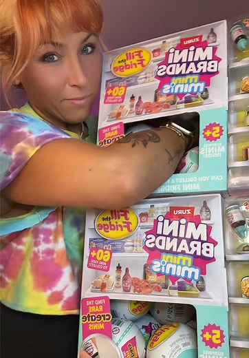 Fill the Fridge Mini Brands Unboxing — Fill the Fridge Challenge
