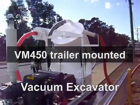 Vacuum trailer for hire Non Destructive Digging by Hydro Excavation