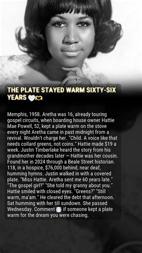 THE PLATE STAYED WARM SIXTY-SIX YEARS 🤍🫶