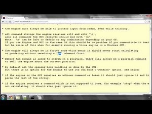 Programming A Chess Engine in C Part 66 - UCI Protocol #1 - Intoduction