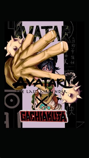 Toph Reimagined in Gachiakuta Style - Avatar Speed Draw