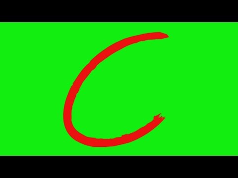 Red Circle Green SCREEN FREE || 4K /|\ Creative Commons /|\ No Copyright /|\ 3D Effect.