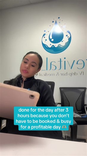 one of my FAVORITE things about an IV hydration business! 💧you can have multiple drips running at once 💧quick shots are profitable 💧 services are high cost you can hit your daily profit goals in little time and get back to living LIFE ❤️ #fyp #nursetok #nurselife #ivhydrationbusiness #nursepractitioner