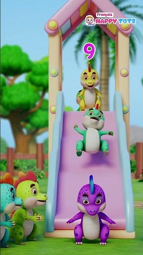Dix petits dinosaures + d'autres comptines pour enfants | Happy Tots Français