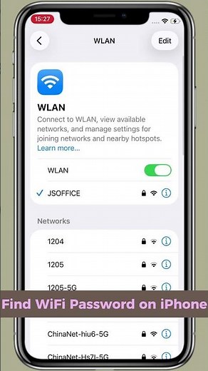 How to Find Wi-Fi Password on iPhone in Seconds