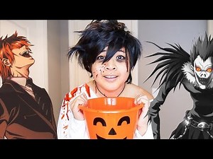 How L Trick or Treats on Halloween