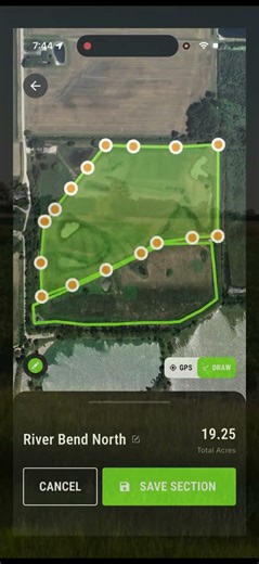 Mapping using the Create The X App #habitatmanagement