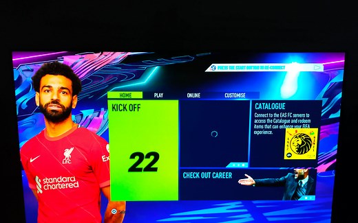 PS3 实机运行 FIFA22 遗产版