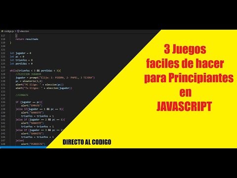 3 Juegos en Javascript para Principiantes... Faciles de hacer.