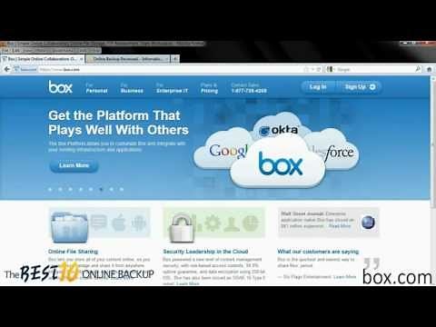How To Tutorial: Signing Up for a Free Box.com Account