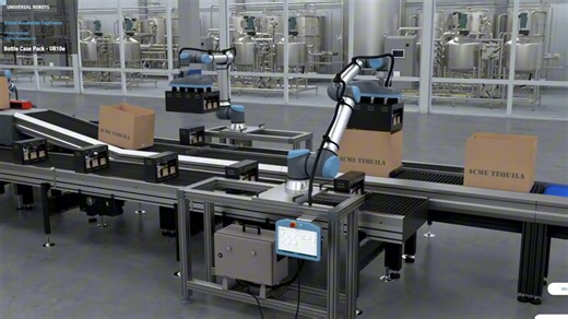 带大家参观一下UR机器人的虚拟展厅