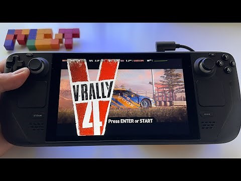 V-Rally 4 - Steam Deck gameplay - Steam OS