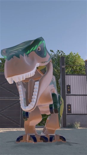 Lego T-Rex Vs Allosaurus | Jurassic World Evolution 2