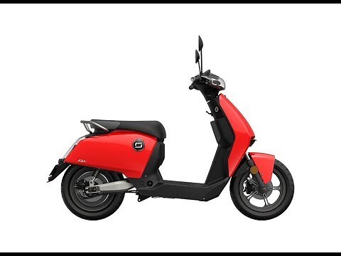 Super Soco CUx 1300w 28mph Electric Moped Static Review - Green-Mopeds.com