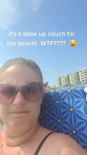 Blow Up Couch Fail at the Beach