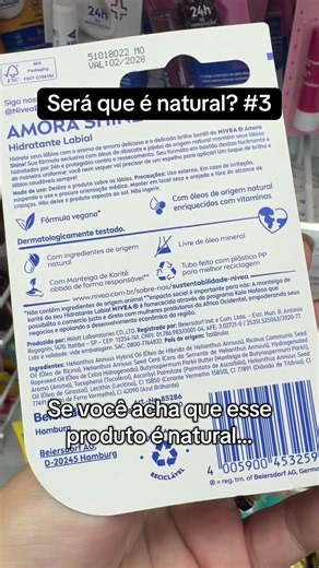 Será que é natural? #3