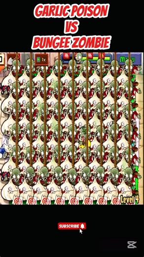 *GARLIC POISON VS BUNGEE ZOMBIE*#shorts #short #pvz #youtubeshorts #shortvideo #pvzfusion #gaming