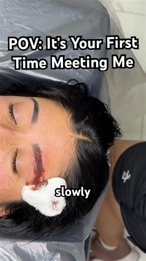 POV: it’s your first time meeting me 😂💕 #ombrepowderbrows #browcolorcorrection #ocombrepowderbrows