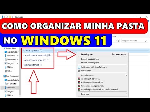 COMO DESATIVAR O AGRUPAR ! COMO ORGANIZAR A PASTA NO WINDOWS !