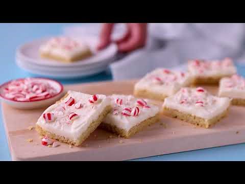 3-Ingredient Peppermint Crunch Sugar Cookie Bars | Pillsbury