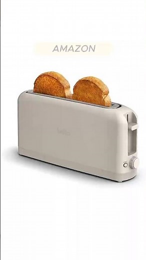 Slim, Smart & Stylish Toaster 🍞✨ | Bella 2-Slice Long Slot Review | Best Kitchen Hack!