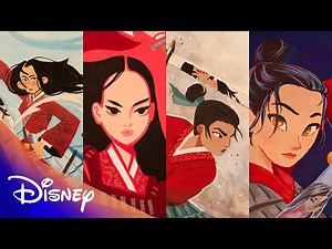 Disney Art 4 Ways: Mulan | Disney