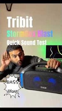 Tribit StormBox Blast 90W | Portable Bluetooth Speaker | Powerfull Bass Blast | Quick Sound Test