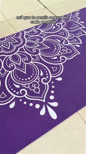WAGGS 5mm Yoga Mat | With Mandala design, non-slip surface and lightweight.