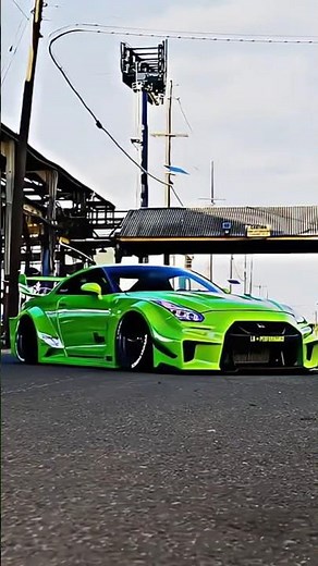 Nissan GTR R35 Status Edit 🔥 | The legendary aggressive look and loud exhaust sound! #shorts #gtr35