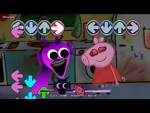 [SWAP] FNF Sprunki Horror All Phases VS Peppa All Phases Sings Bacon | Incredibox Sprunki FNF Mods