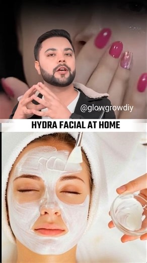 4 steps hydra facial at home better than the 10000 one.#hydrafacial #hydra #facialathome