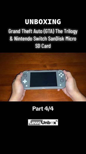 Unboxing Grand Theft Auto (GTA) - The Trilogy (The Definitive Edition) Game Card & Nintendo Switch SanDisk Micro SD Card (128GB) You can watch the full and untrimmed video on my Youtube account in the link on my profile. #nintendo #nintendoswitch #unboxing #console #consolegaming #gaming #repost #grandtheftauto #gta3 #gtavicecity #gtasanandreas #sandisk