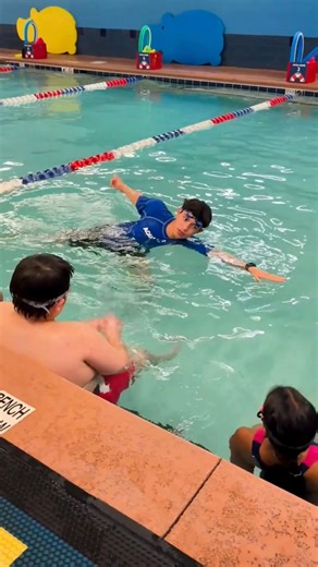 🦈 What skills are taught in a Level 7 swim class? We're so glad you asked! Level 7 swimmers will... 🦈 Break down each stroke for technique 🦈 Refine underwater technique of breaststroke, backstroke and freestyle 🦈 Begin to learn the butterfly 🦈 Begin flip turns 🦈 Get full-body exercise #aquatots #swimlessons #advancedswimmer #level7 #clevelandoh | Aqua-Tots Swim School Crocker Park