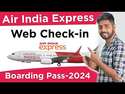 air india express web check in || air india web check in process || air india express boarding pass