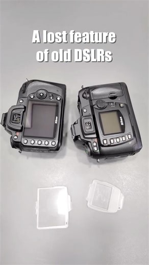 Shuttario on Instagram: "A forgotten feature of vintage DSLRs: hard plastic LCD screen protector (monitor cover). #dslr #mirrorless #digitalcamera #screenprotector #lcdcover"