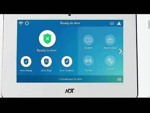 how to turn the ADT command panel backlight off