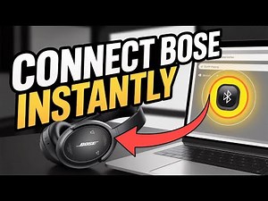 How to connect Bose headphones to PC - Instant Link