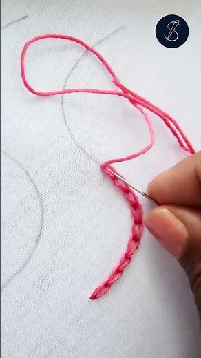 Chain Stitch | Easy Hand Embroidery Tutorial for Beginners