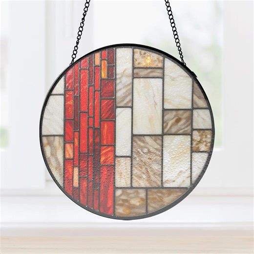 Joshua 2:15 Rahabs Scarlet Cord Stained Glass Window Catcher, Holy Christian Room Decoration, Easter Gifts Daughter Room Art - Etsy