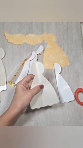 24K views · 195 reactions | Paper art, paper angel tutorial #viral #reels #reelsfb #fblifestyle #video #viralvideo #viralreels | Yeliz Craft | Facebook