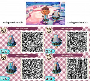 Animal Crossing New Leaf Qr Codes Japan
