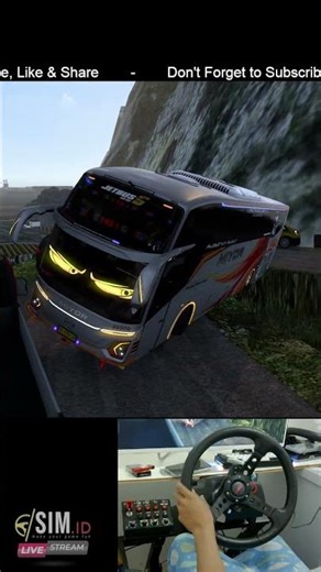Macet Di Jalur Ekstrim #ets2 #dangerousroad #bussimulator