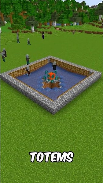 THE EASIEST TOTEM FARM EVER! 🤯⛏️ #shorts