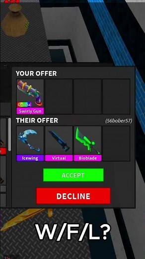 TRADING Chroma Swirly GUN IN MM2 #shorts