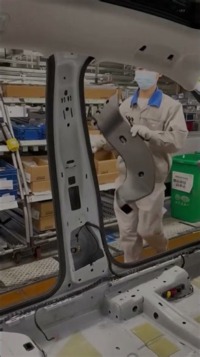 This is how your car is built #carfactory #manufacturing #assemblyline