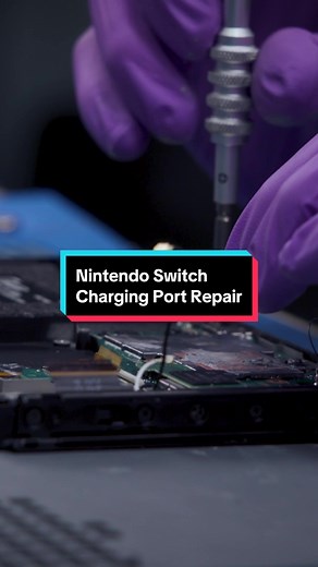 Trouble charging your Nintendo Switch? Keep the game alive 🎮 Our experts specialize in resolving game console issues. Resume your gaming without any power hiccups #nintendoswitchchargeport #chargeportcheck #gameconsolerepair #portablegameconsole