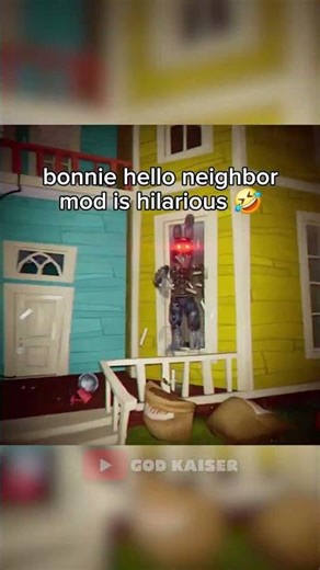 The Bonnie Hello Neighbor Mod Is Hilarious! #fnaf #scary #gaming