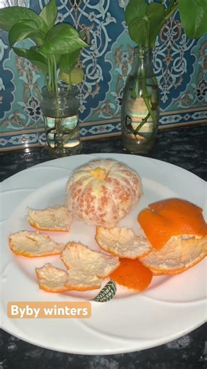 #When winter tastes like oranges 🍊🧡(stop motion | winter | orange | cute | reel | wintersun)