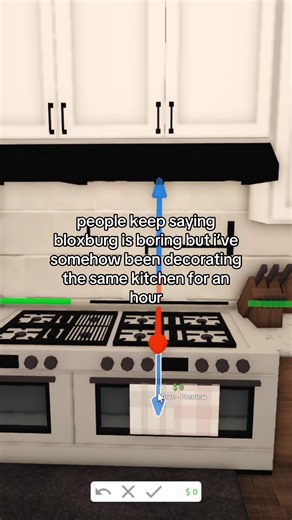 Decorating the Same Bloxburg Kitchen for an Hour