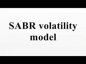 SABR volatility model